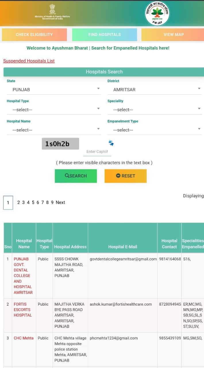 Ayushman Card Hospital List in Amritsar ਅੰਮ੍ਰਿਤਸਰ ਵਿੱਚ ਆਯੁਸ਼ਮਾਨ ਕਾਰਡ ਹਸਪਤਾਲ ਦੀ ਸੂਚੀ